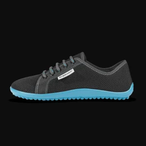 Sneaker^leguano Aktiv Barfußschuhe Online Bestellen Anthrazit, Blaue Sohle